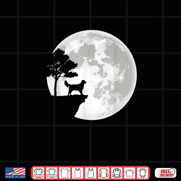 Golden Retriever Moon Halloween Costume Apparel Shirt 3 Design Golden Retriever Moon Halloween Costume Apparel Shirt