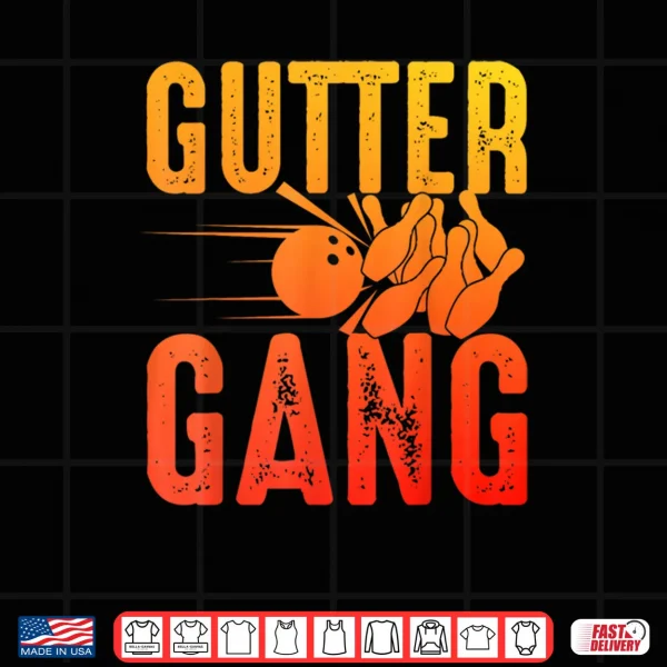 Design Gutter Gang Bowling Team Shirt