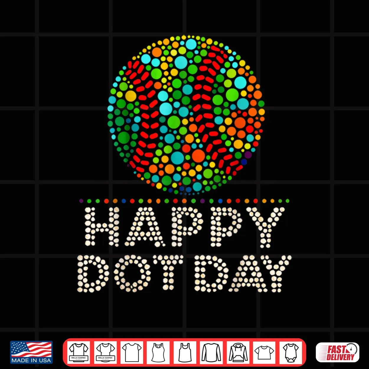 Happy Dot Day Baseball Shirt Happy Dot Day Baseball Shirt