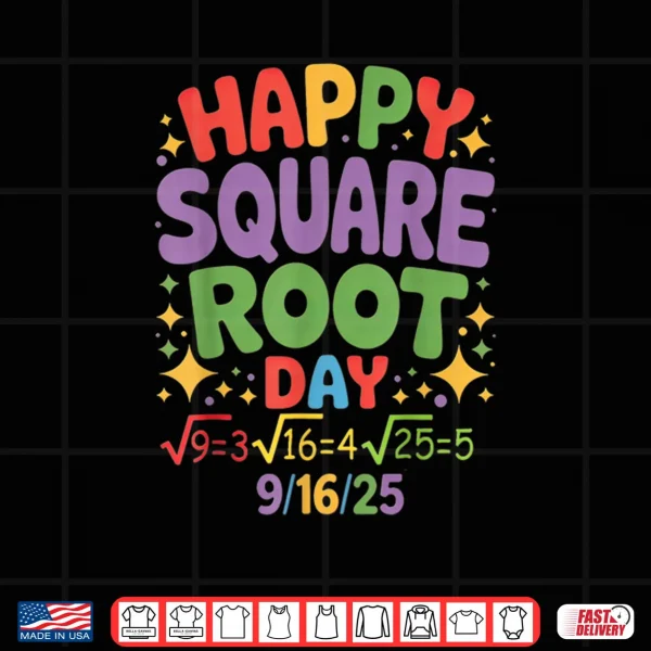 Happy Square Root Day Number Shirt 3 Design Happy Square Root Day Number Shirt