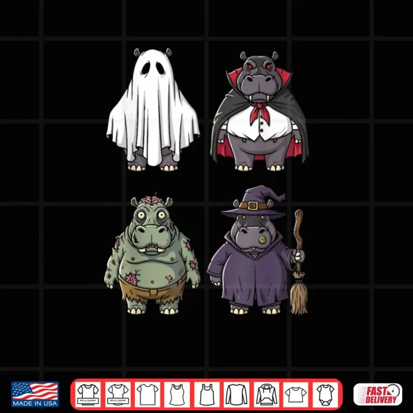 Design Hippo Halloween Shirt