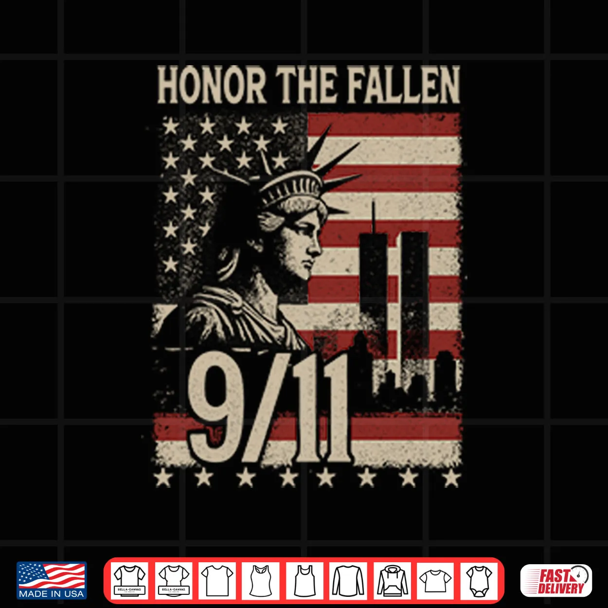 Honor The Fallen September 11 American Flag Shirt Honor The Fallen September 11 American Flag Shirt