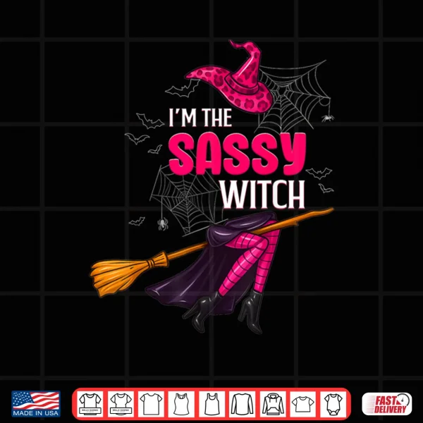 Design Im The Sassy Witch Halloween Costumes Shirt