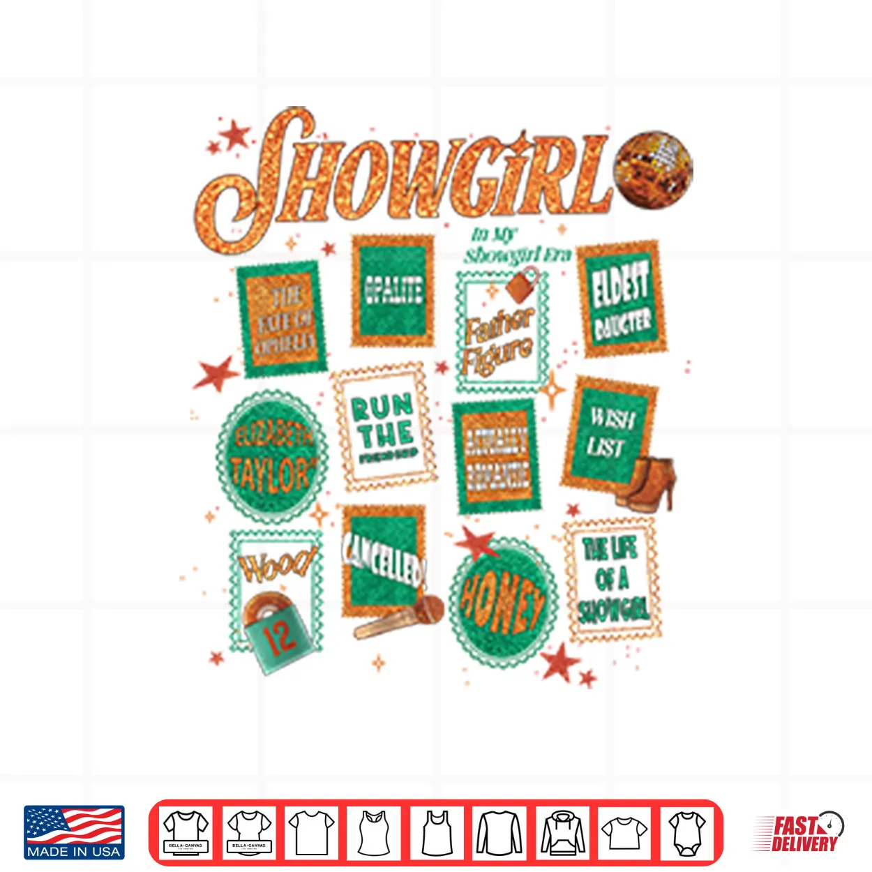 In My Showgirl Era Taylor Swift Shirt In My Showgirl Era Taylor Swift Shirt