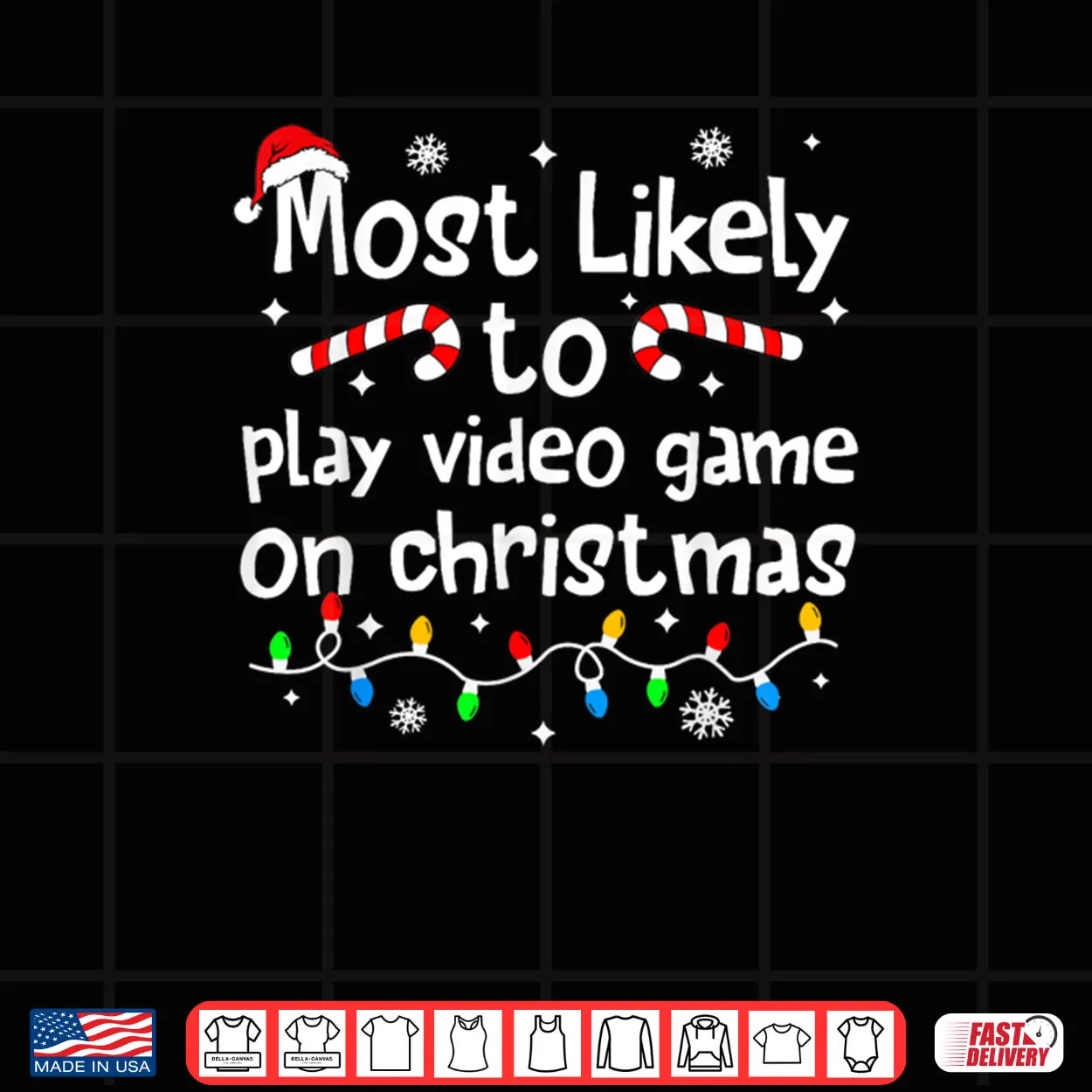 Most Likely to Play Video Games On Christmas Matching Family Shirt Most Likely to Play Video Games On Christmas Matching Family Shirt