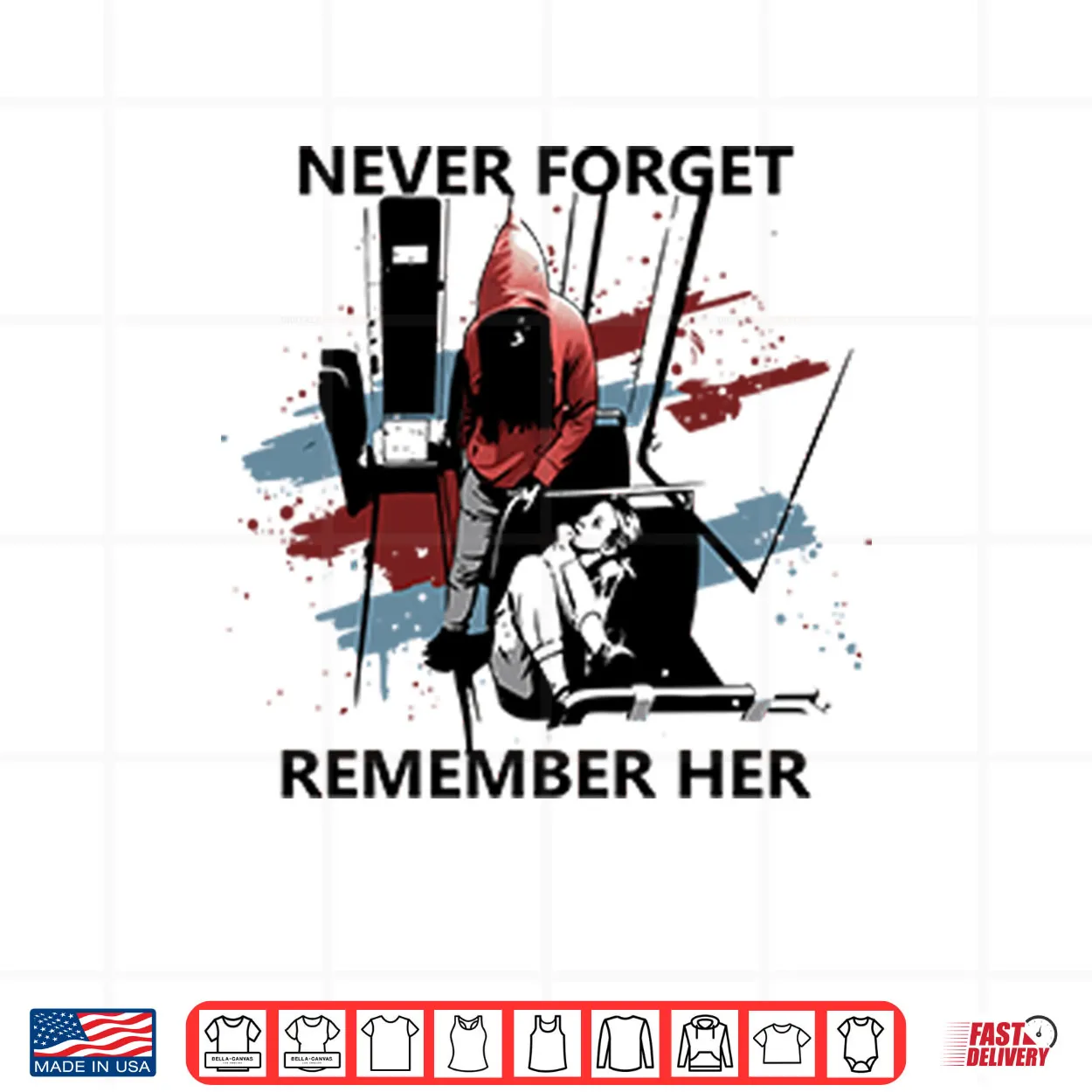 Never Forget Remember Her Iryna Zarutska Tee Shirt Never Forget Remember Her Iryna Zarutska Tee Shirt