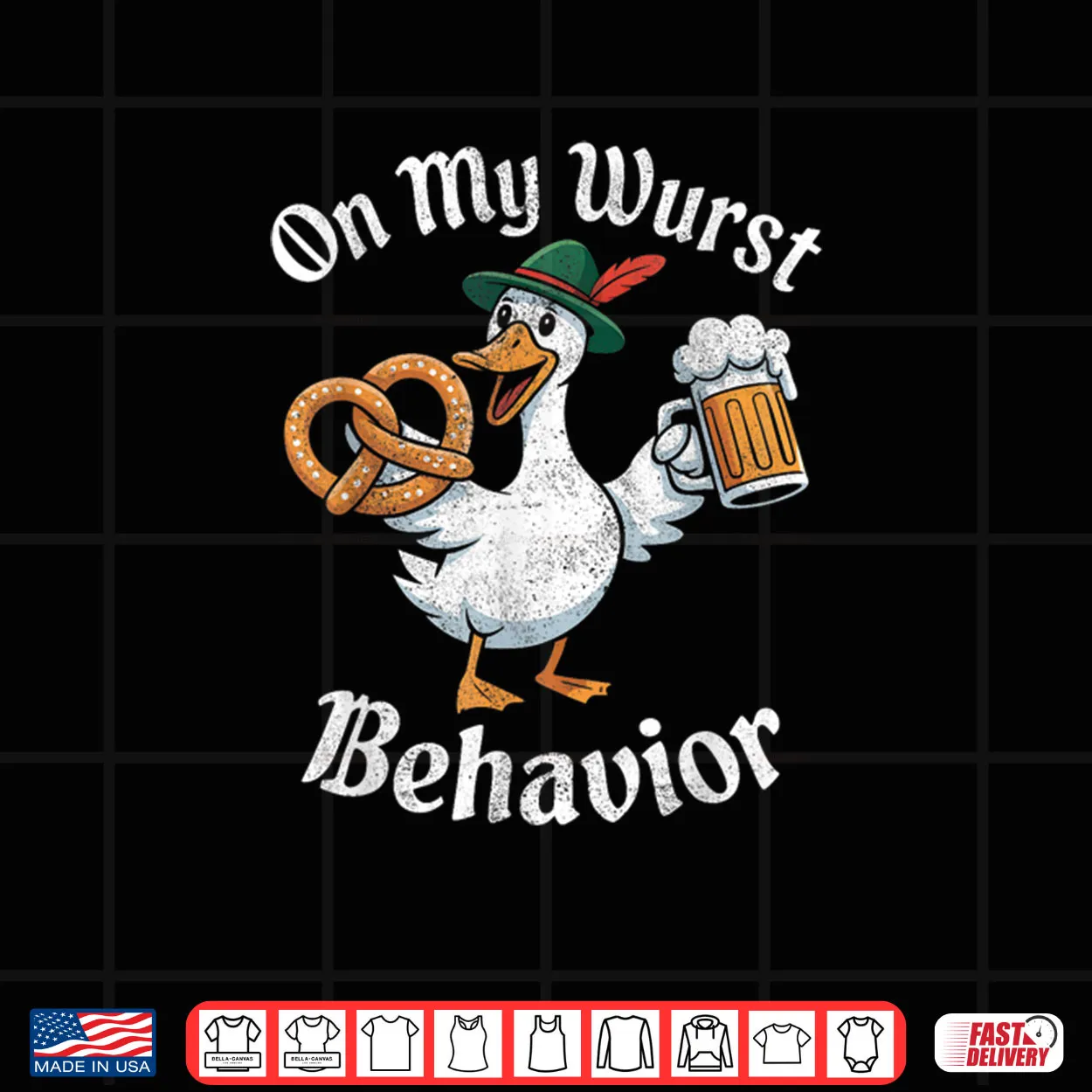 On My Wurst Behavior Oktoberfest Funny German American Humor Shirt On My Wurst Behavior Oktoberfest Funny German American Humor Shirt