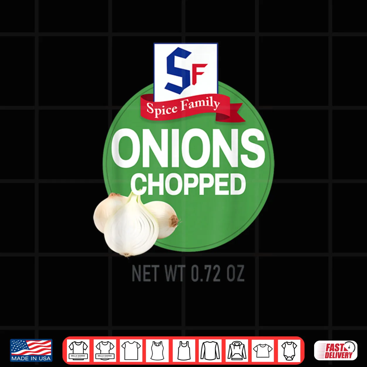 Onions Chopped Halloween Spice Costume Group Matching Shirt Onions Chopped Halloween Spice Costume Group Matching Shirt