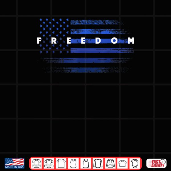 Design Patriotic Pride Grunge American Flag Freedom Shirt