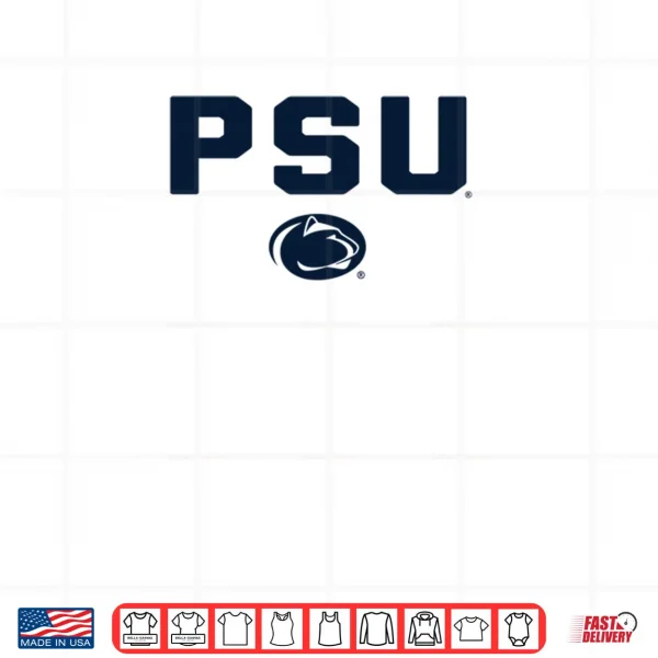 Penn State Nittany Lions Block Letter Shirt 3 Design Penn State Nittany Lions Block Letter Shirt