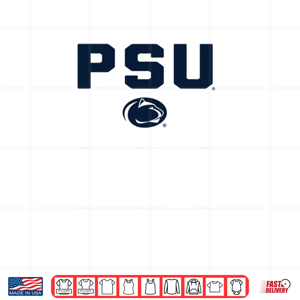 Penn State Nittany Lions Block Letter Shirt Penn State Nittany Lions Block Letter Shirt