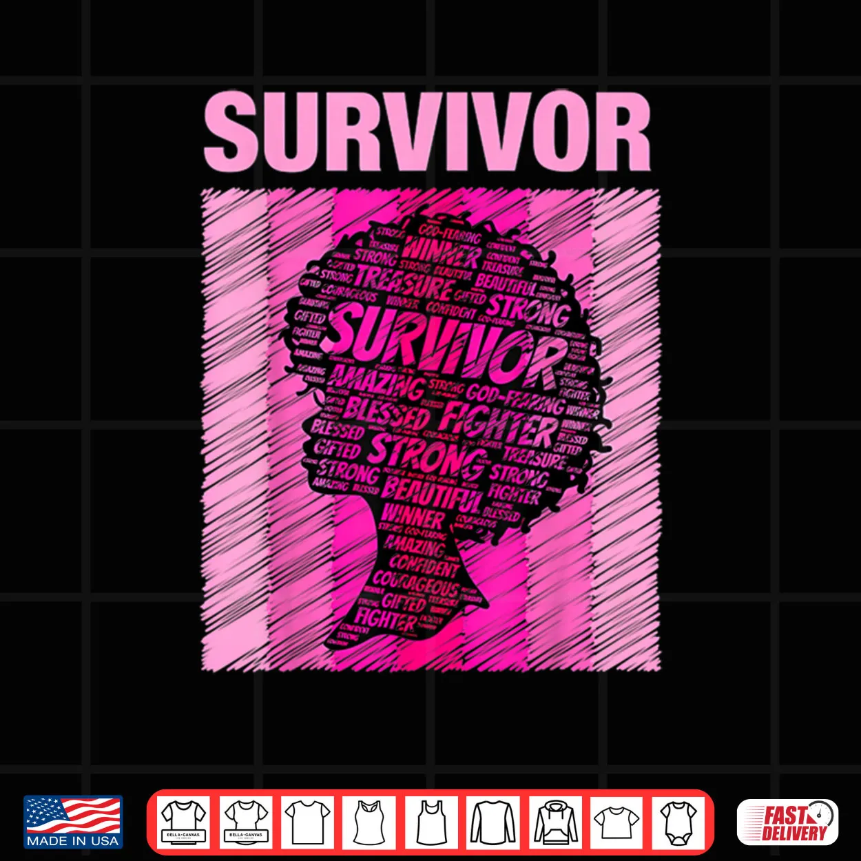 Pink Afro Shirt Pink Afro Shirt