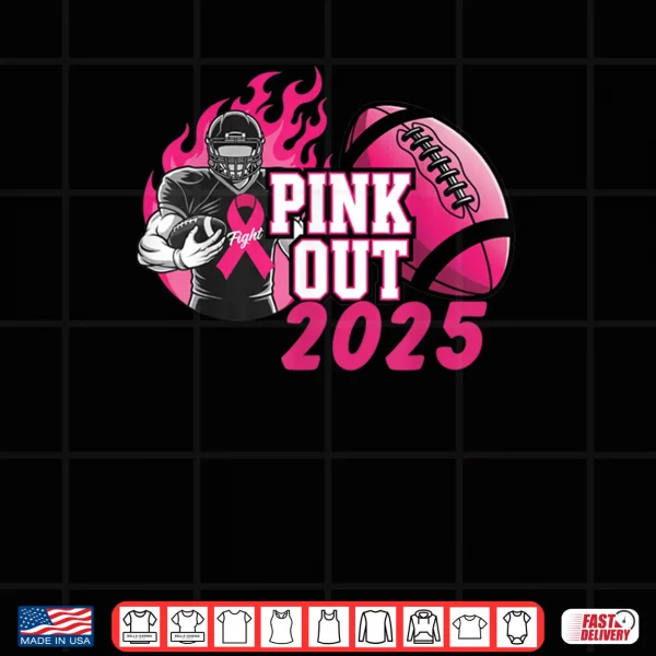 Pink Out 2025 Football Breast Cancer Awareness Support Shirt 3 Design Pink Out 2025 Football Breast Cancer Awareness Support Shirt