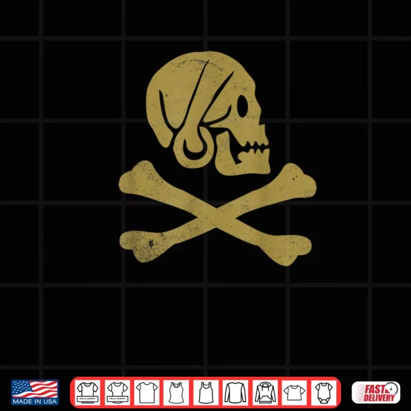 Design Pirate Skull and Crossbones Halloween Shirt