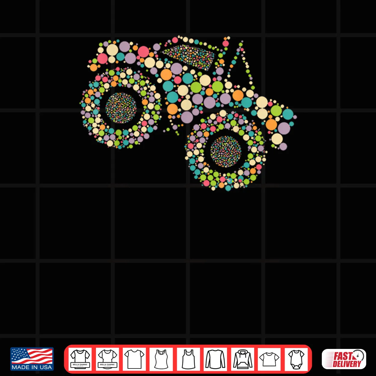 Polka Dot Monster Truck Funny Dot Day Shirt Polka Dot Monster Truck Funny Dot Day Shirt