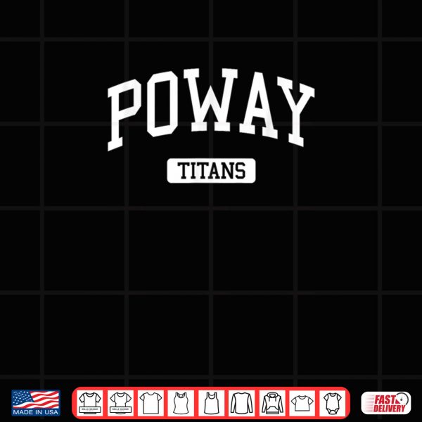 Design Poway High School HS Poway CA Varsity Sports Shirt