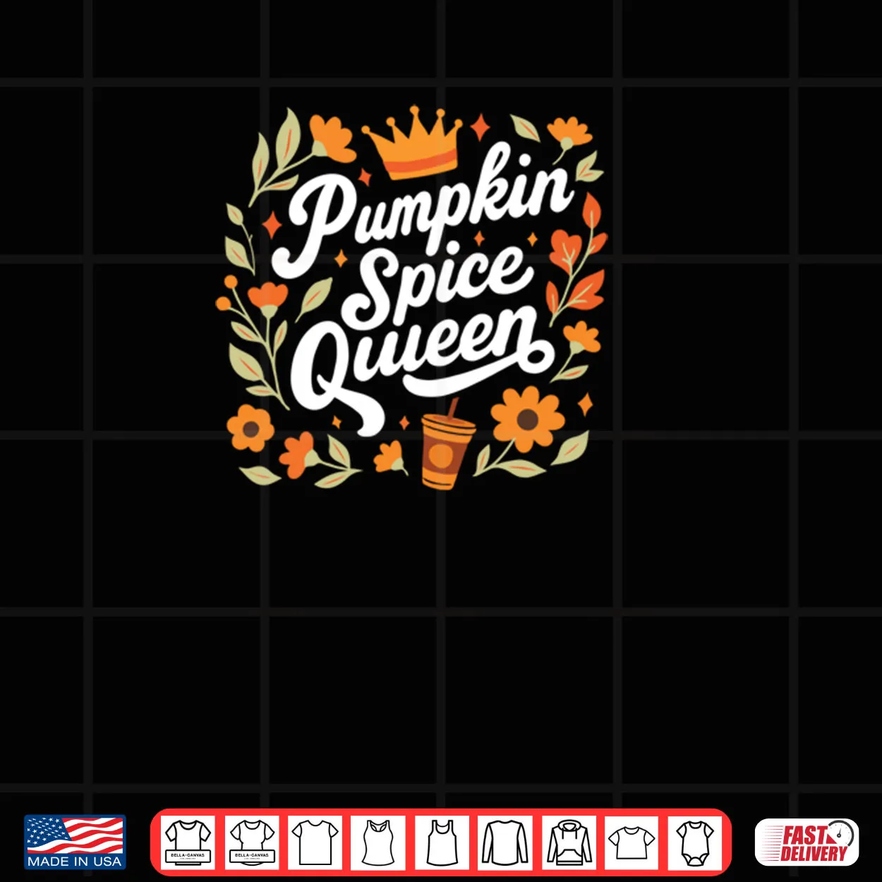 Pumpkin Spice Queen Shirt Women Thanksgiving Fall Autumn Shirt Pumpkin Spice Queen Shirt Women Thanksgiving Fall Autumn Shirt