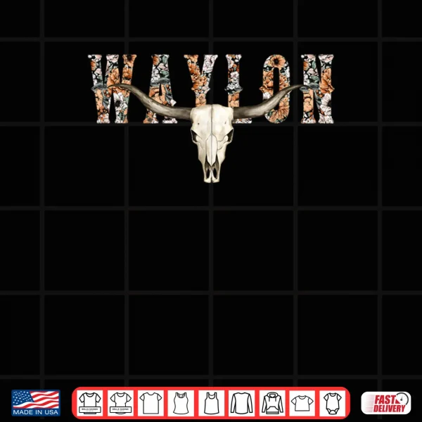 Design Retro Waylon Pride Name Gift Shirt