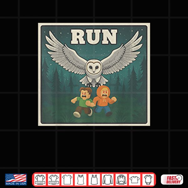 Design Run Halloween Game Owl Shirt