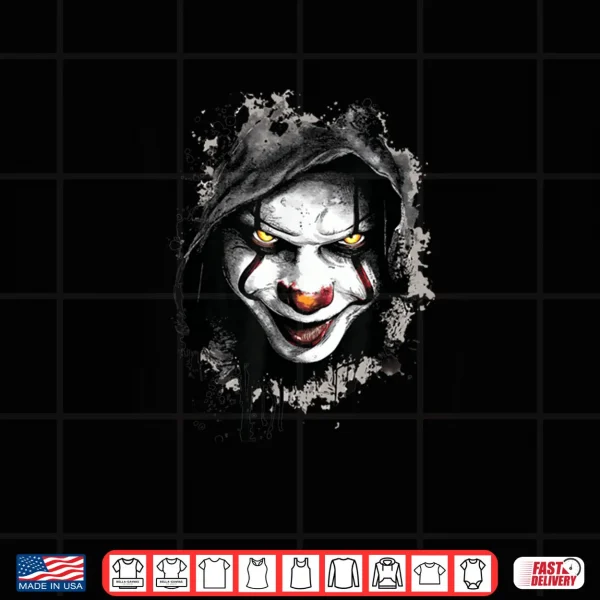 Design Scary Creepy Clown Face Shirt