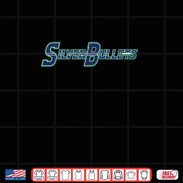 Design Silver Bullets Softball Blue Logo Shirt