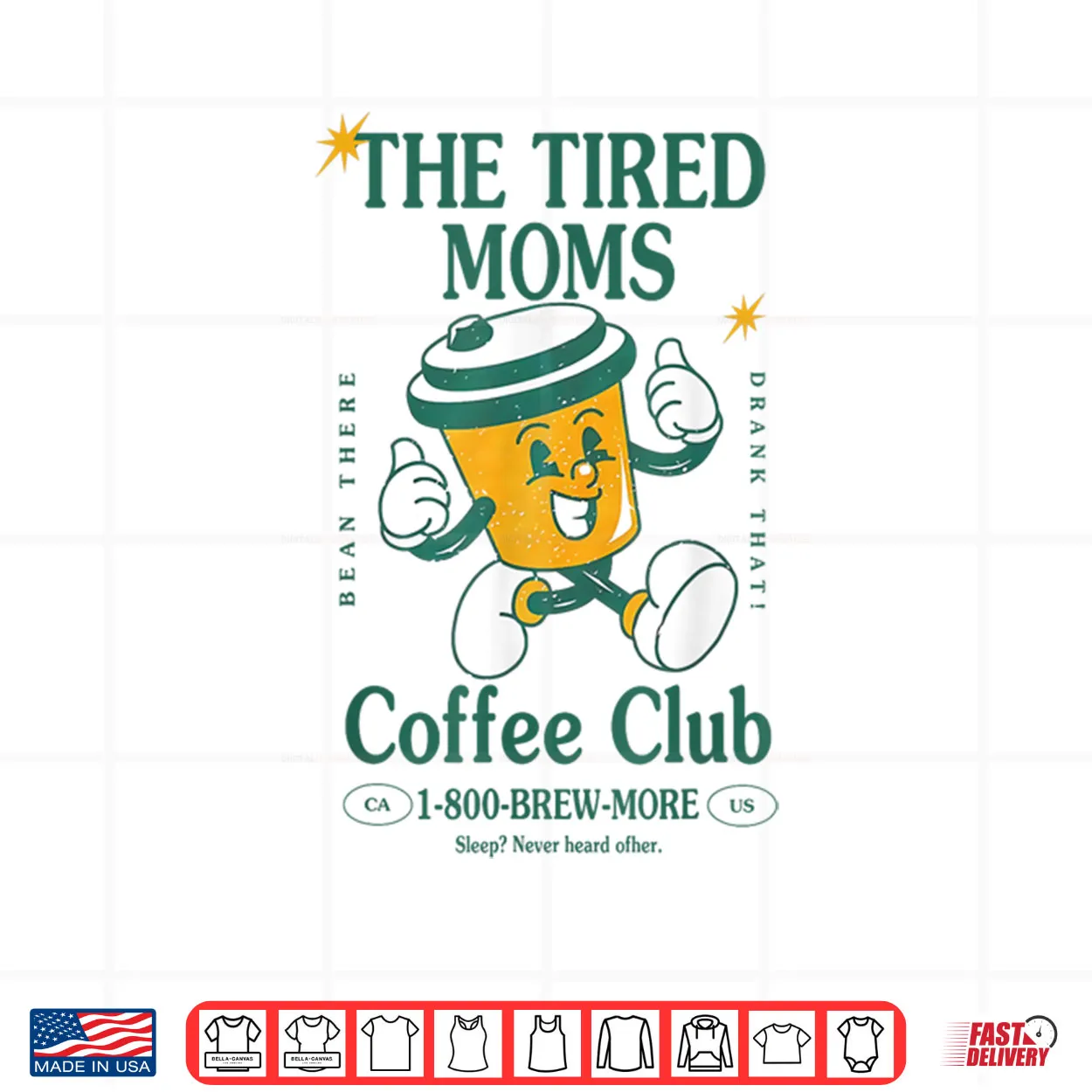 Tired Moms Coffee Club Brew more Coffee Mother’s Day Lovers Shirt Tired Moms Coffee Club Brew more Coffee Mother’s Day Lovers Shirt