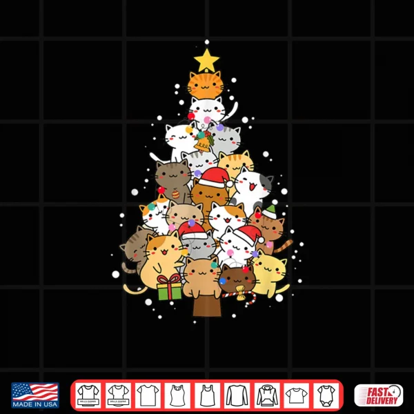 Tree Cat Lovers Christmas Tree Shirt 3 Design Tree Cat Lovers Christmas Tree Shirt