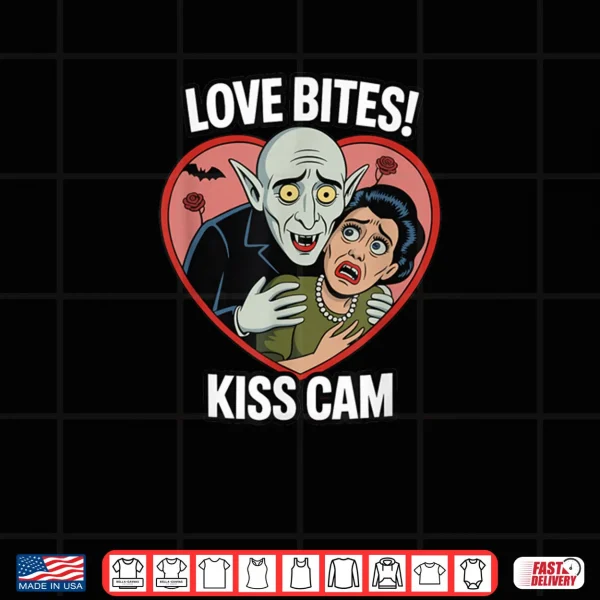 Vampire Love Bites Kiss Cam Parody Funny Halloween Shirt 3 Design Vampire Love Bites Kiss Cam Parody Funny Halloween Shirt