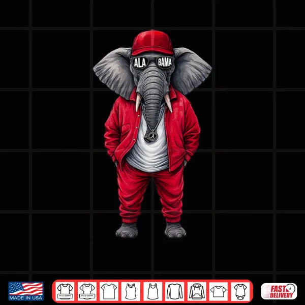 Vintage State of Alabama Elephant Lovers Shirt 3 Design Vintage State of Alabama Elephant Lovers Shirt