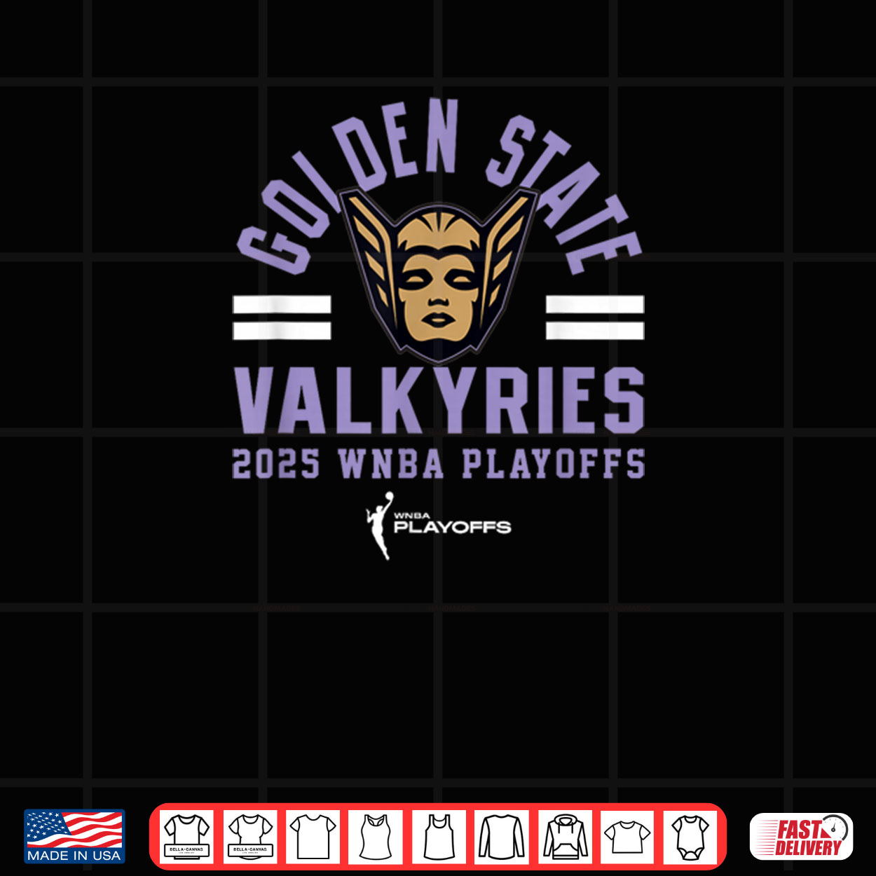 WNBA Official Golden State Valkyries 2025 Playoffs Worlds Shirt WNBA Official Golden State Valkyries 2025 Playoffs Worlds Shirt