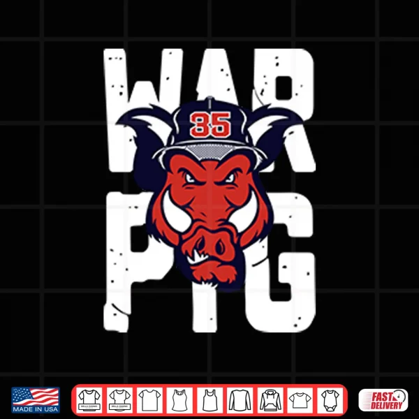 Design War Pig Garrett Crochet Shirt