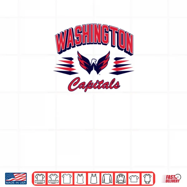 Design Washington Capitals Retro Diamond White Officially Licensed Shirt