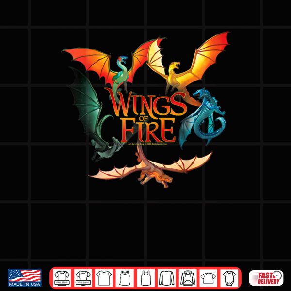 Wings of Fire Dragon Circle Shirt 3 Design Wings of Fire Dragon Circle Shirt 1