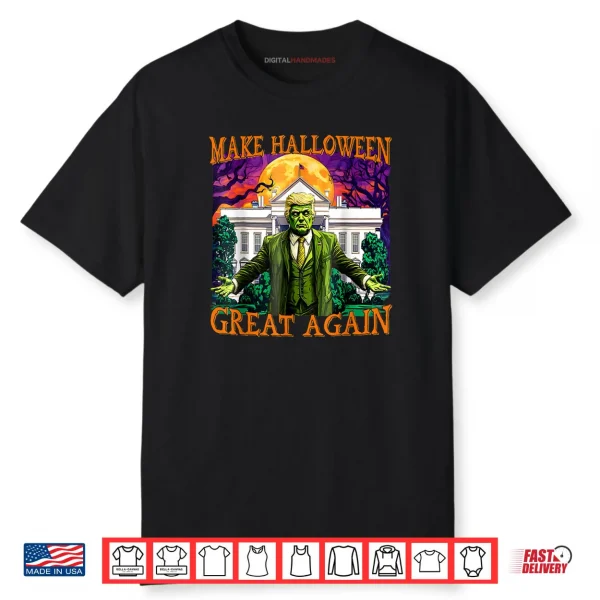 Donald Trump Zombie Make Halloween Great Again Trump Costume Shirt