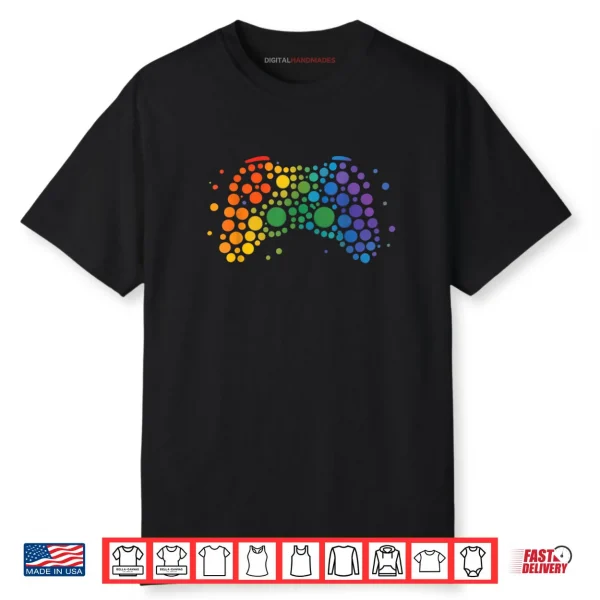 Dot Day Gaming Controller Polka Dots Shirt