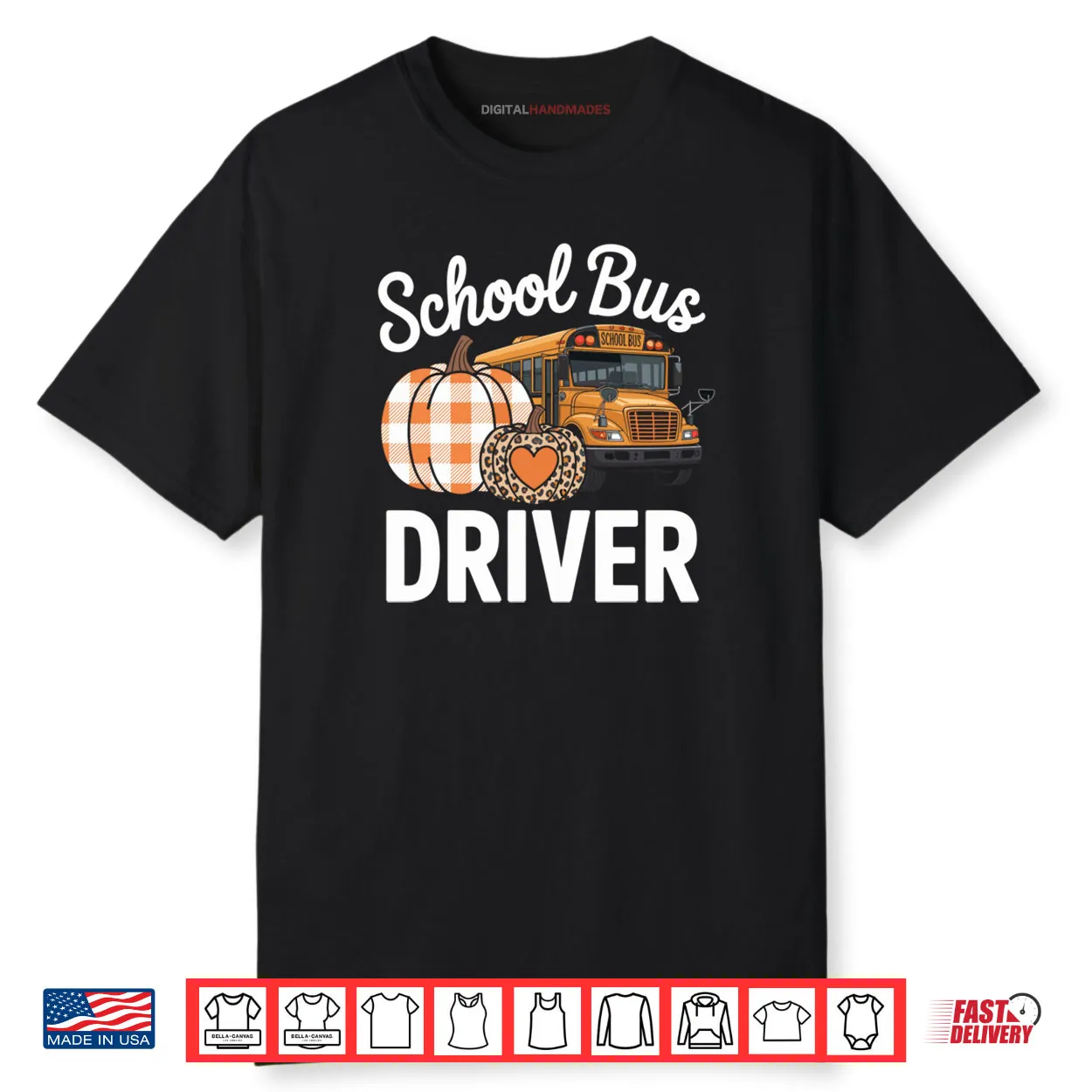 Fall School Bus Driver Thanksgiving Autumn Shirt Fall School Bus Driver Thanksgiving Autumn Shirt