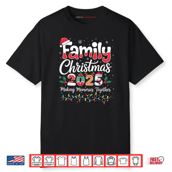 Family Christmas 2025 Matching Outfit Xmas Squad Santa Shirt
