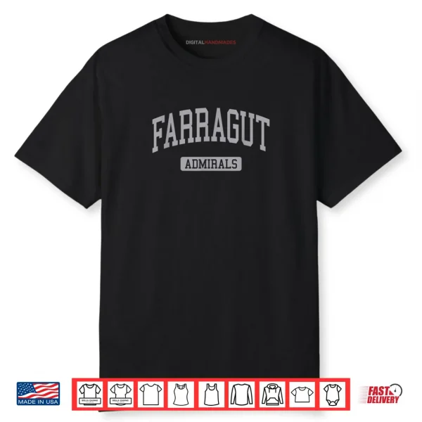 Farragut High School HS Knoxville TN Varsity Sports Shirt