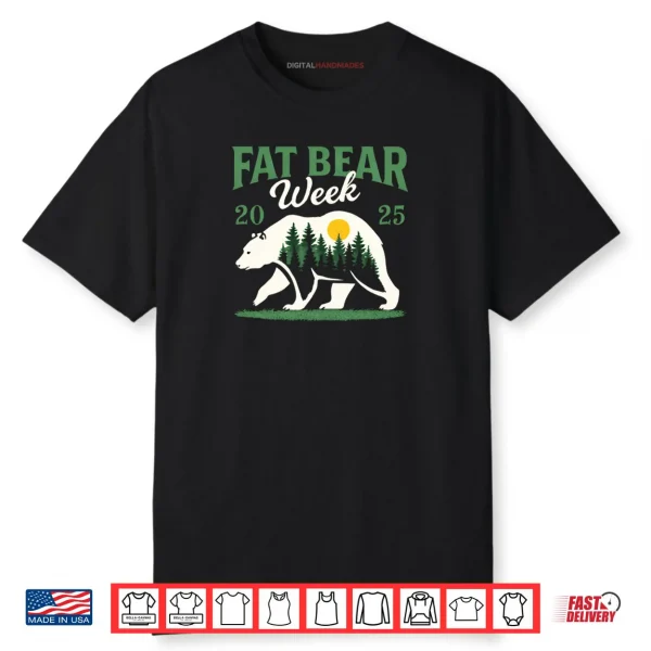 Fat Bear Week 2025 Nature Lover Shirt