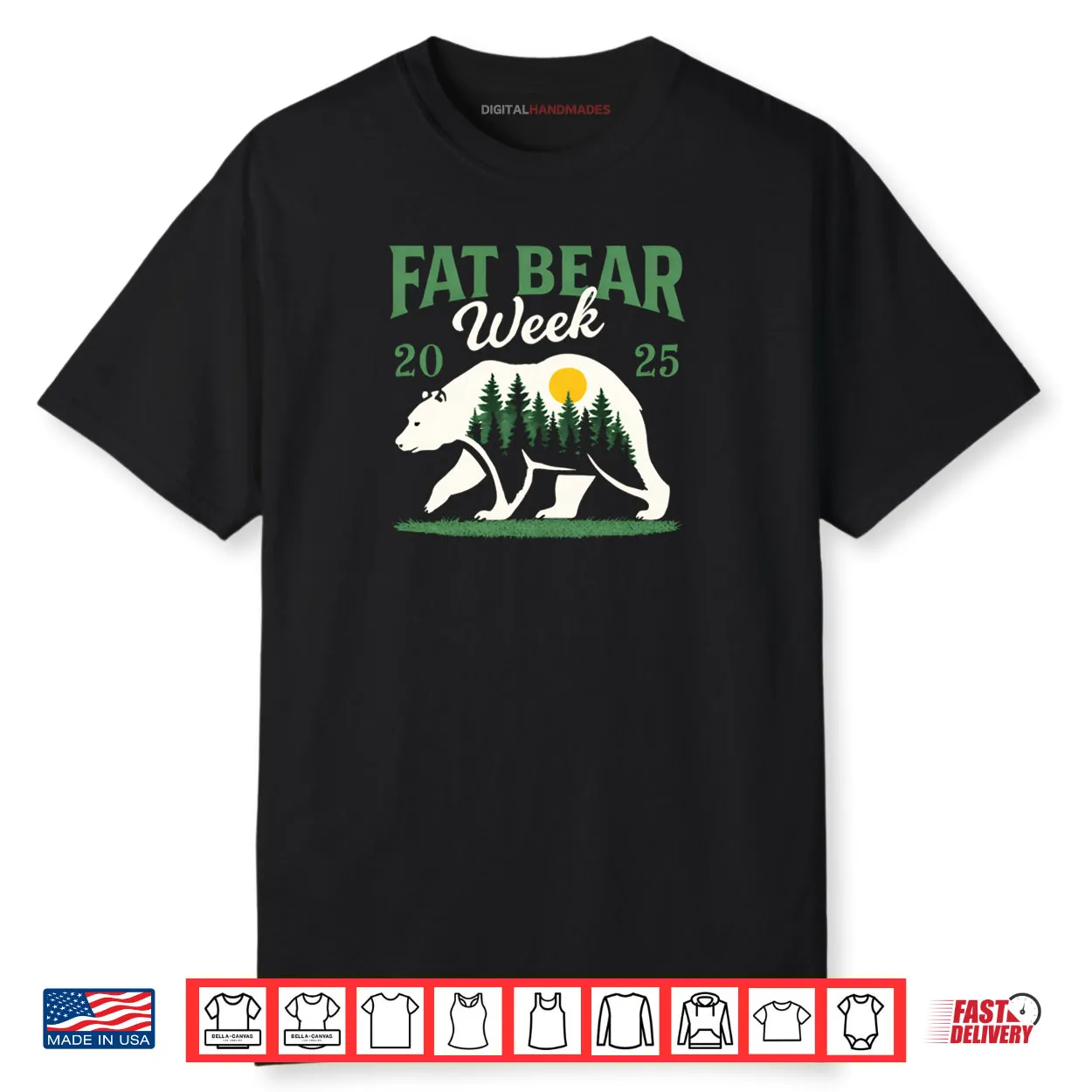 Fat Bear Week 2025 Nature Lover Shirt Fat Bear Week 2025 Nature Lover Shirt