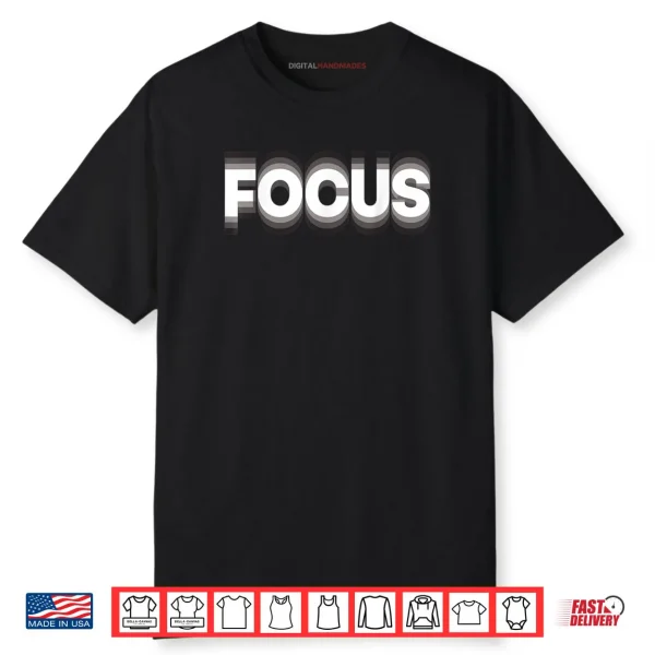 Focus Optical Illusion Vaporwave EDM Rave Festival Shirt