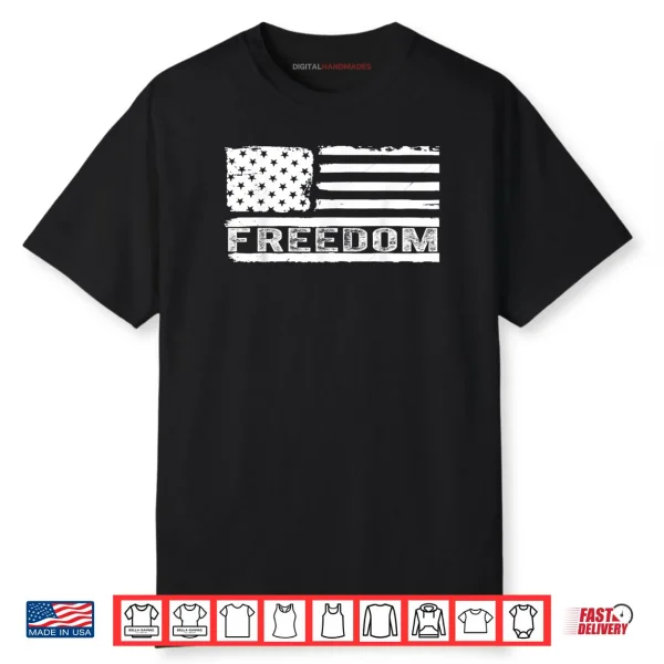 Freedom Vintage America Flag Shirt