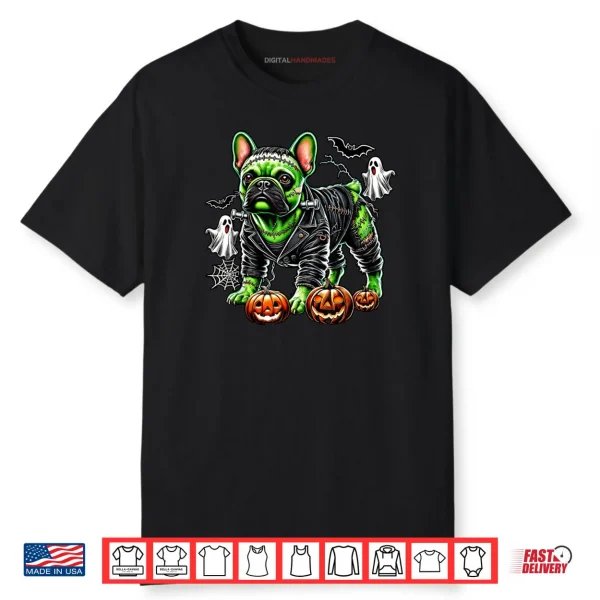 French Bulldog Frankenstein Halloween Pup Costume Shirt