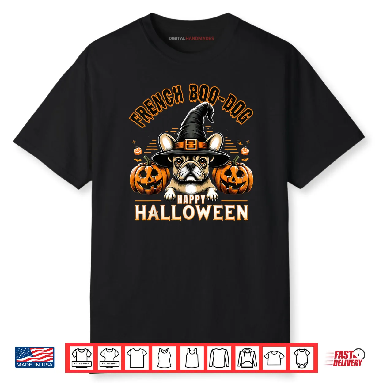 French Bulldog Happy Halloween cute Boodog Halloween Bulldog Shirt French Bulldog Happy Halloween cute Boodog Halloween Bulldog Shirt