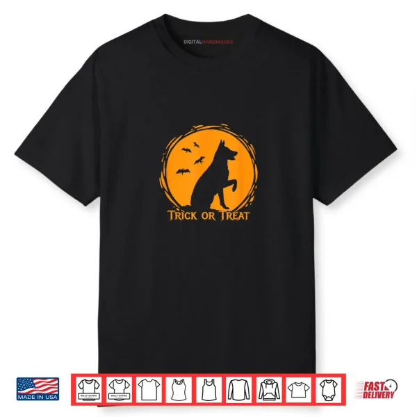 German Shepherd Trick or Treat Halloween Shirt