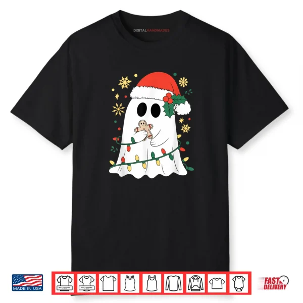 Ghost Christmas Santa Spooky Christmas Shirt