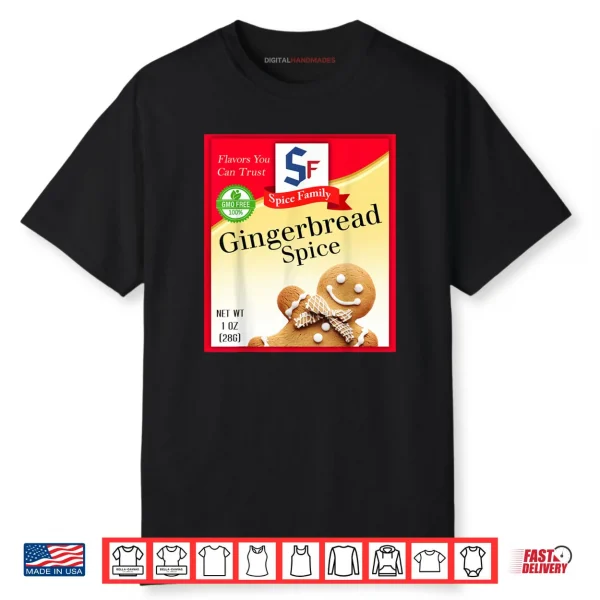 Ginger Bread Spice Group Costume Family Matching Halloween Shirt