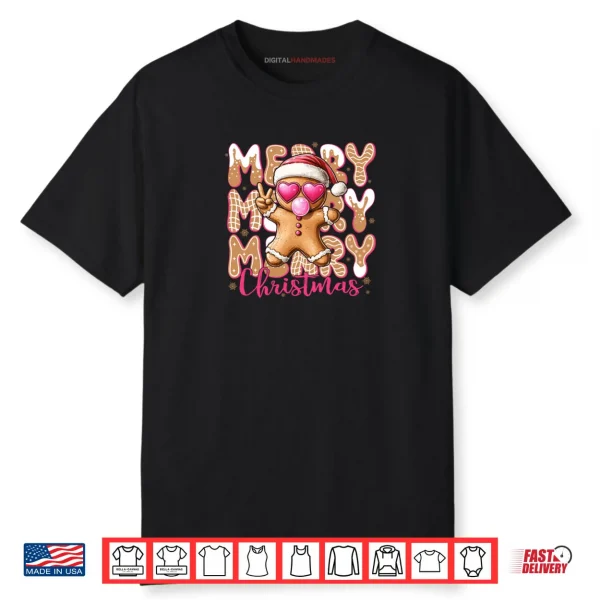Gingerbread Merry Christmas Shirt