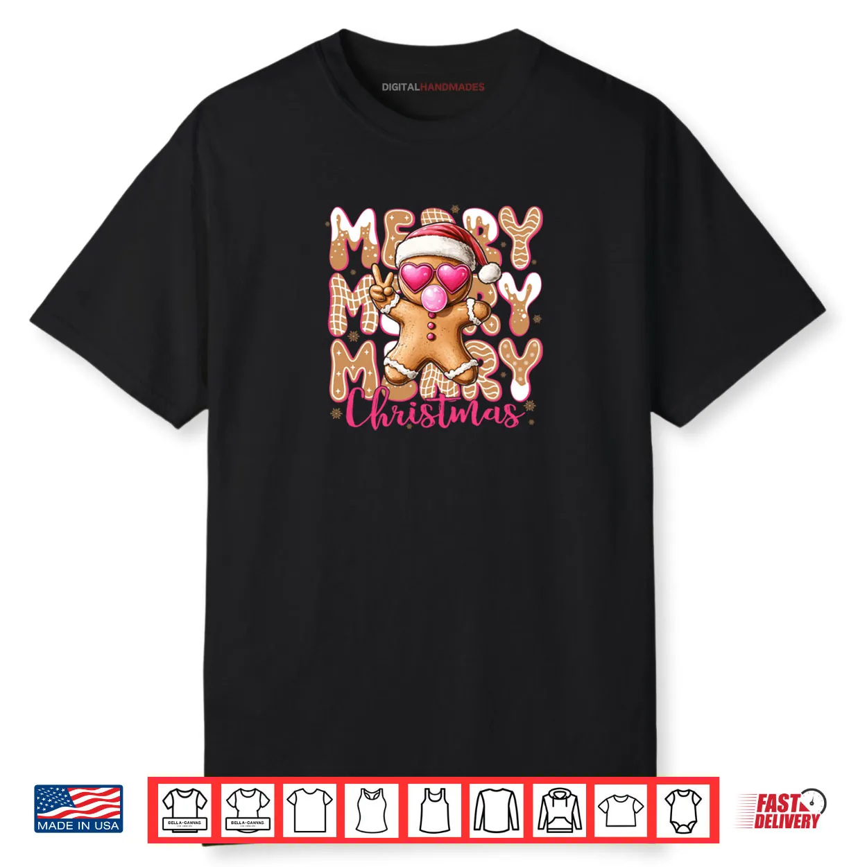 Gingerbread Merry Christmas Shirt Gingerbread Merry Christmas Shirt