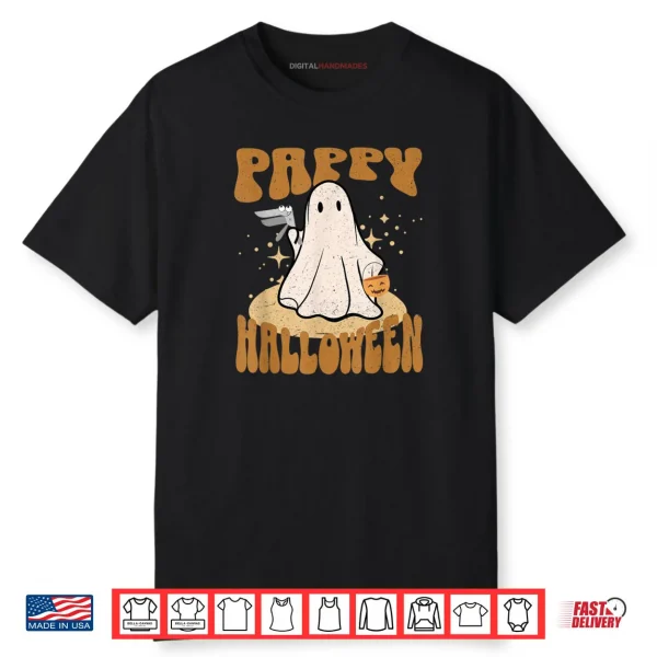 Groovy Funny Boo Ghost Nurses Pappy Halloween OBGYN Speculum Shirt